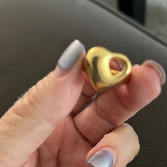 Madewell brushed gold tone ring NWOT - Picture 2 of 3